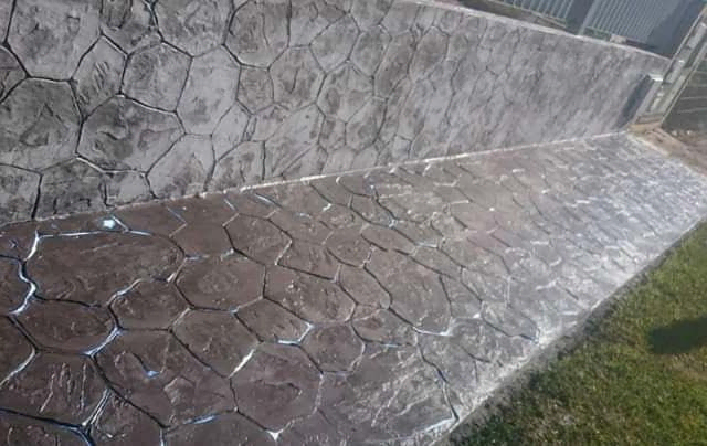 Pavimentos Hormigón Impreso Sevilla muro